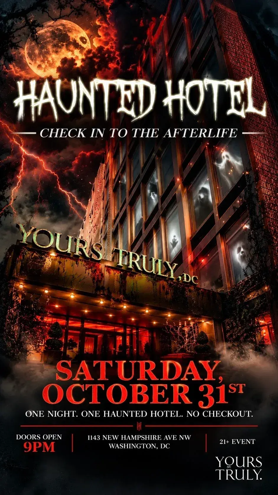 Haunted Hotel flyer