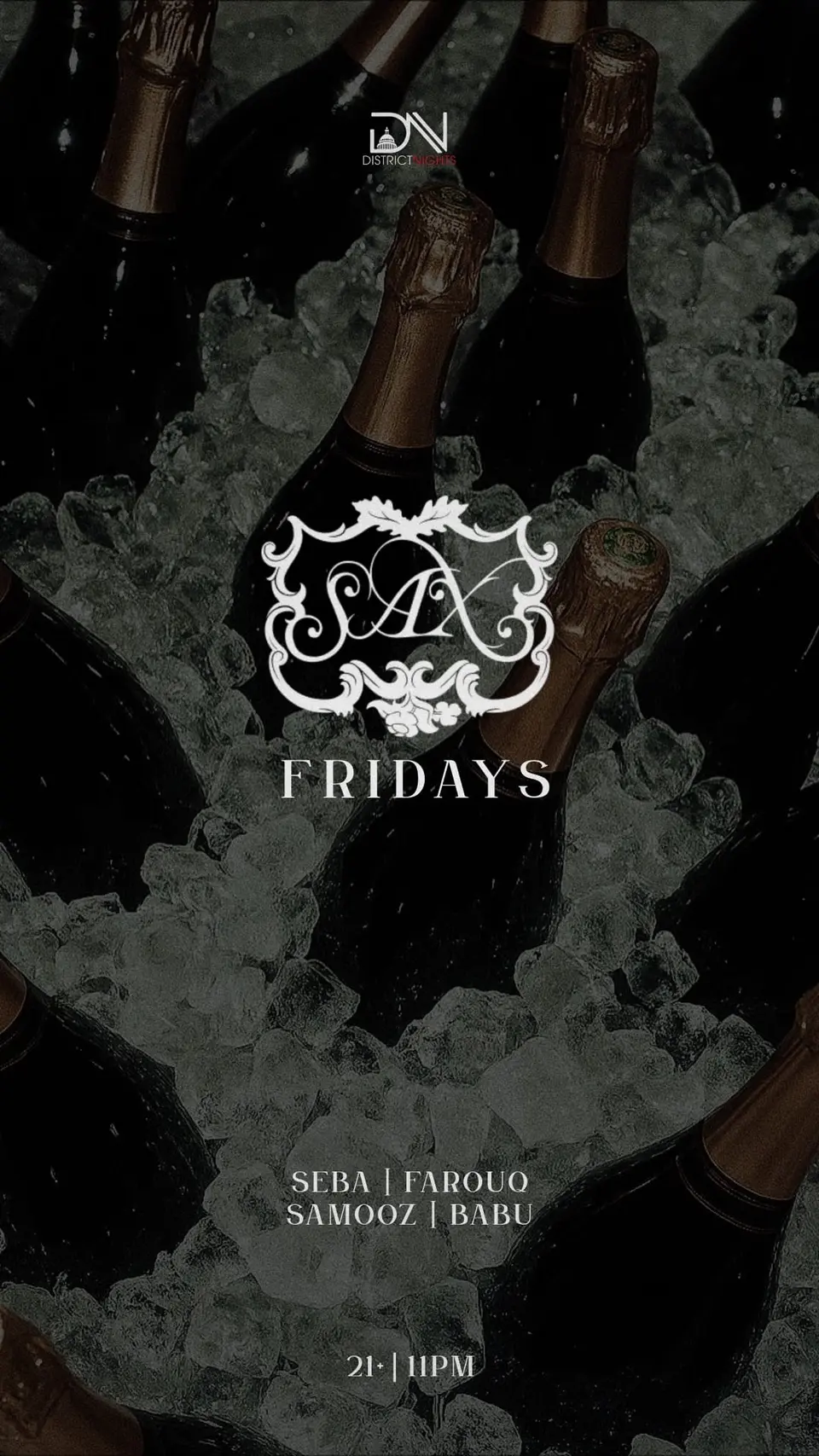 SAX Friday 02.27 flyer