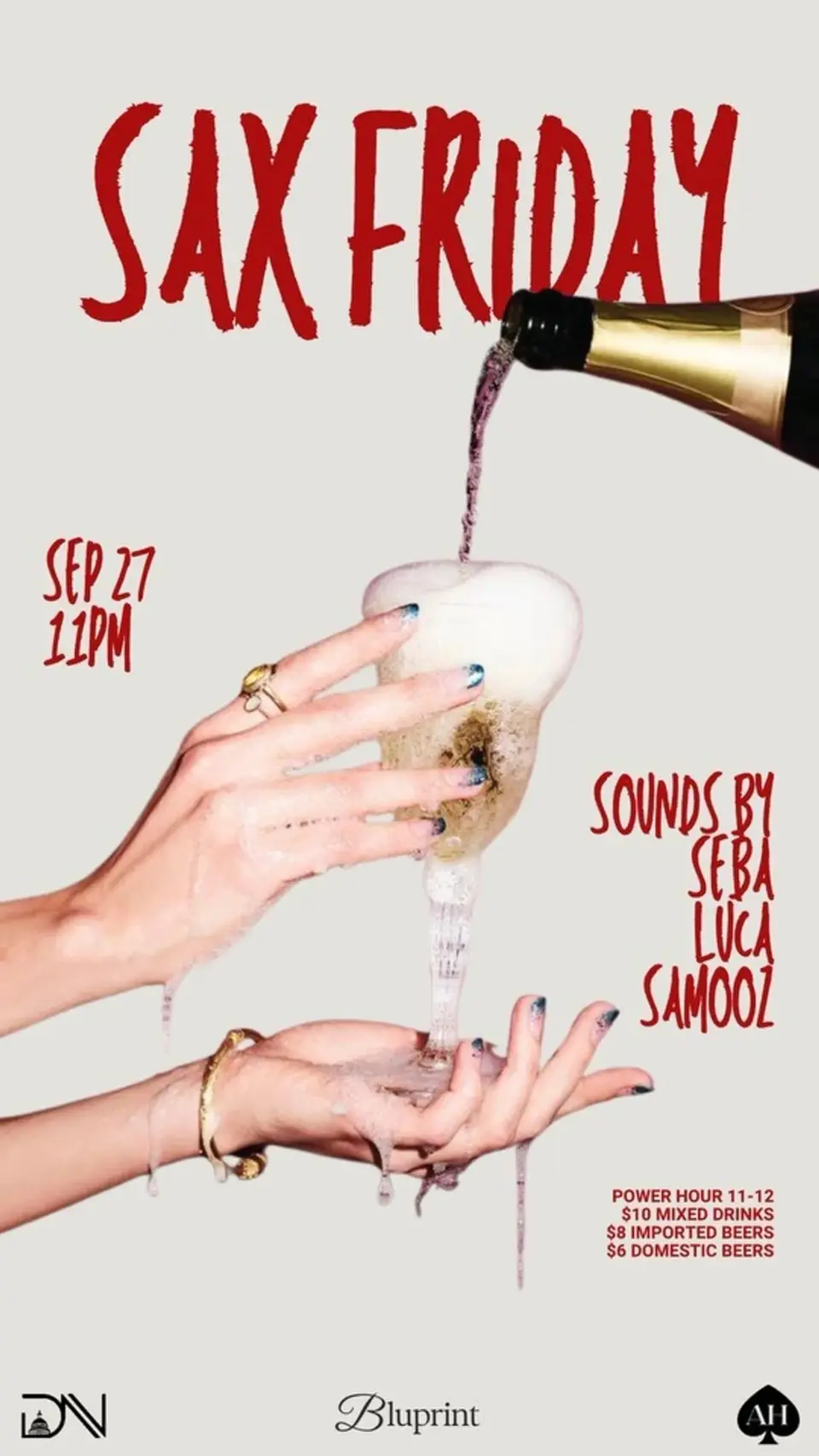 SAX Friday 09.27 flyer