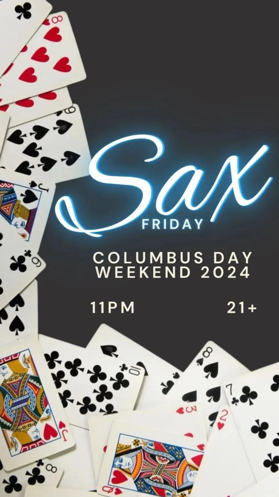 SAX Friday 10.11 flyer