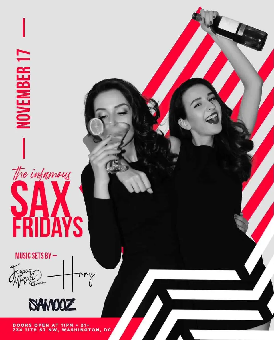 SAX Friday 11.17 flyer