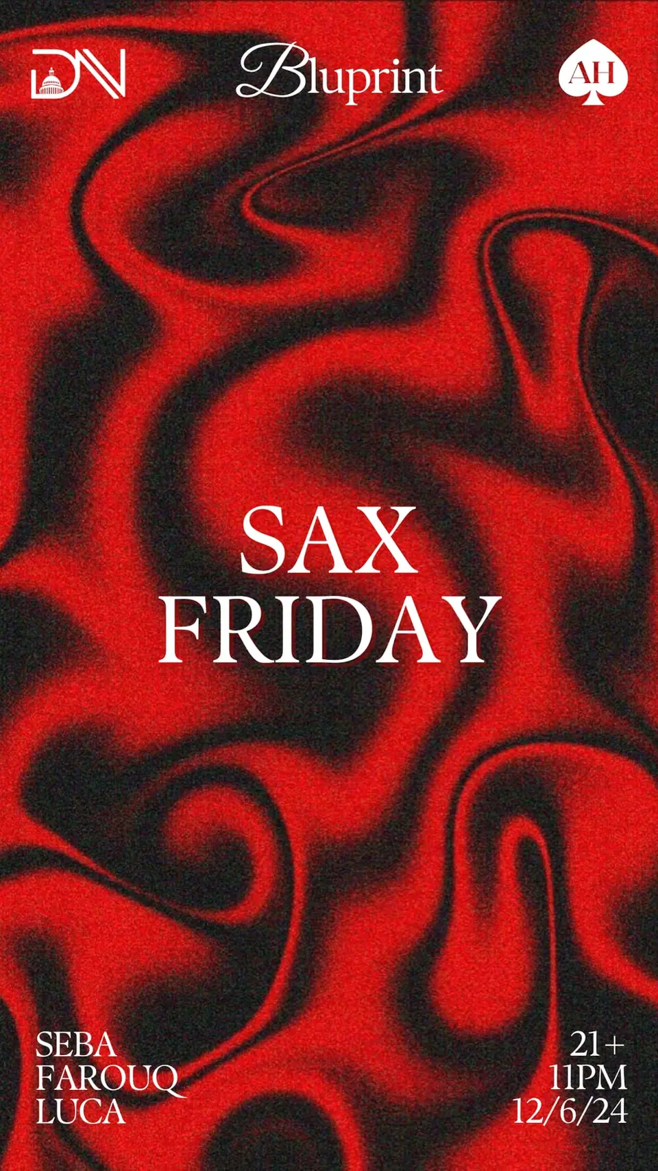 SAX Friday 12.06 flyer